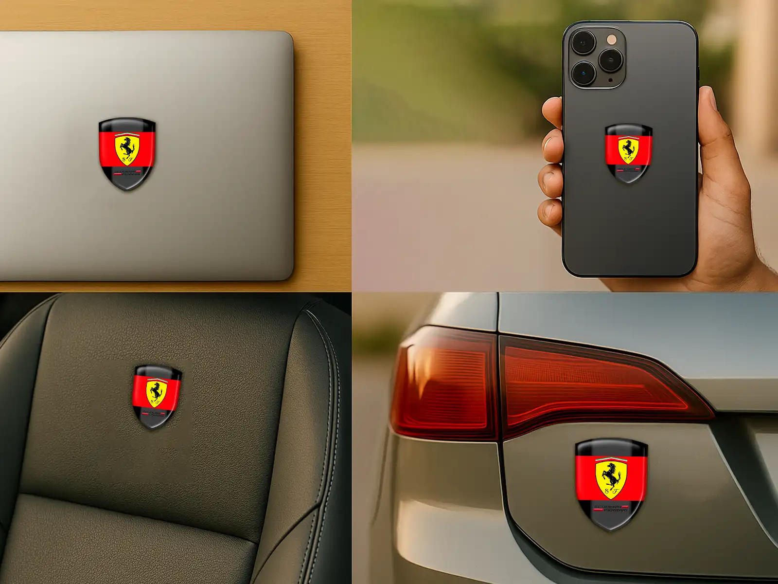 Ferrari Emblemi Automobile Resistenti Pregio Professionali